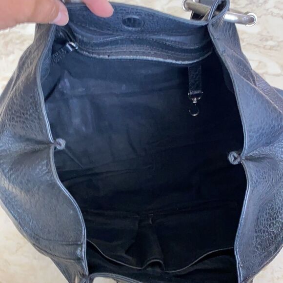 Kenneth Cole Leather Boogie Bag Satchel - Picture 9 of 12